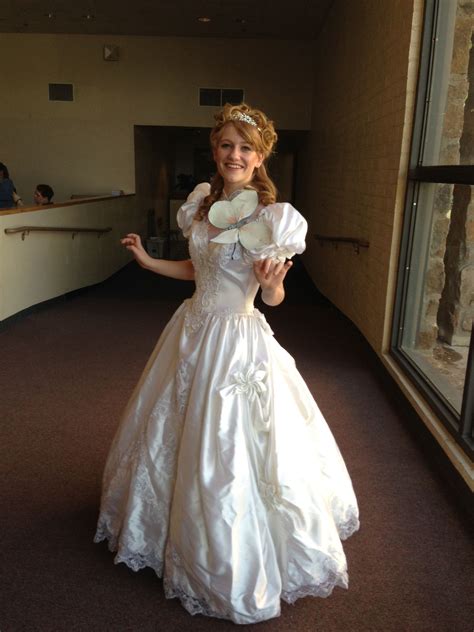 DIY Giselle from enchanted costume Old wedding dress from goodwill ...