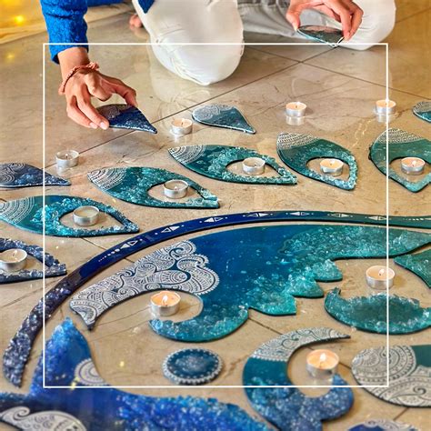 RESIN MOR RANGOLI DIY KIT – SD Fine Arts