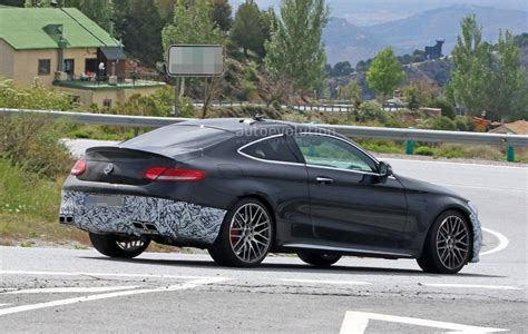 2018 Mercedes-AMG C63 Coupe Facelift Spied During Tests in Southern Europe - autoevolution