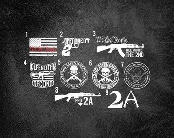 Second Amendment Car Decal - Etsy