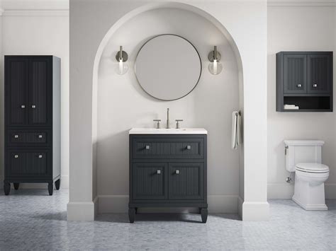 What Color Bathroom Vanity With Grey Floors | Viewfloor.co