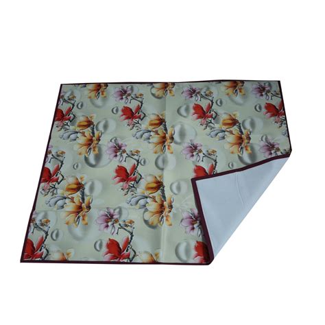 Buy Kuber Industries Designer Bed Server/Food Mat/Bedsheet Protector in ...