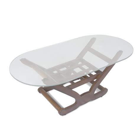 V-Shape Center Table with Glass Top - Buy Galsss Center Table | JFA ...
