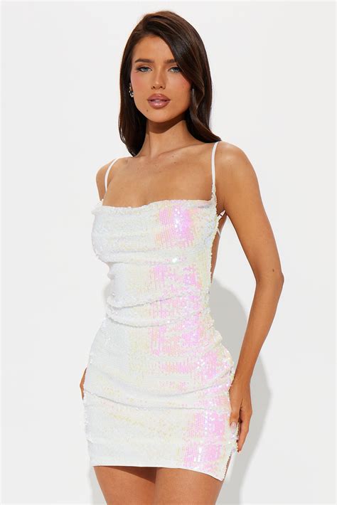 White Sequin Dresses | Fashion Nova