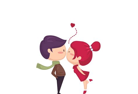 Kiss Drawing Love - Cute young lovers kissing png download - 1593*1087 ...