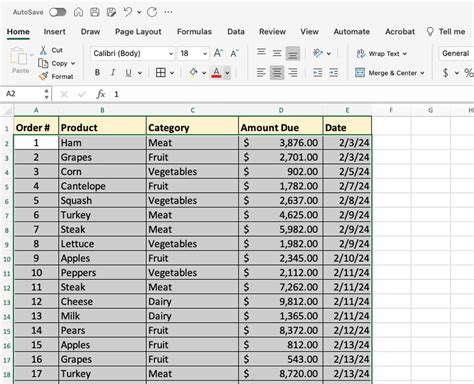 Setting Up a Pivot Table in Excel 的图像结果