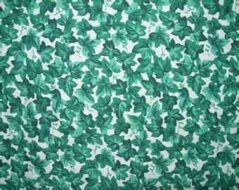 Leaf pattern fabric | Etsy