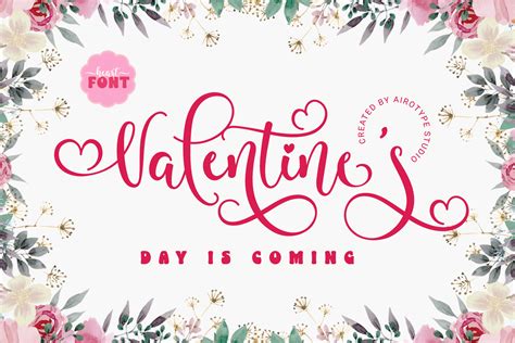 Valentines Font by airotype · Creative Fabrica
