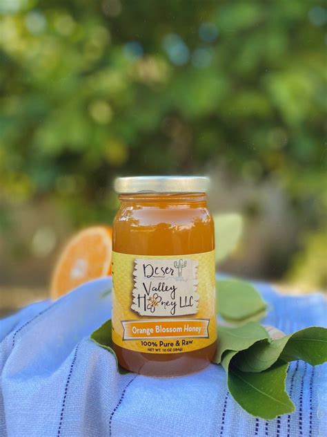 10 oz – Orange Blossom Honey – Desert Valley Honey
