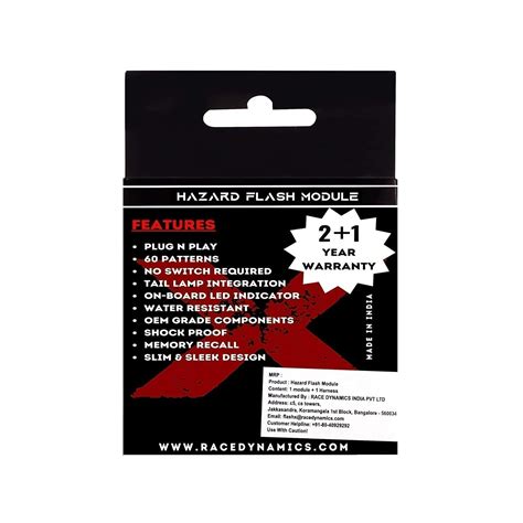 ROYAL ENFIELD GT650 Flash X Hazard Lights Flash Module, Blinker,Flashe ...