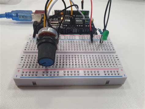 Image result for Controlling LED with Potentiometer Arduino