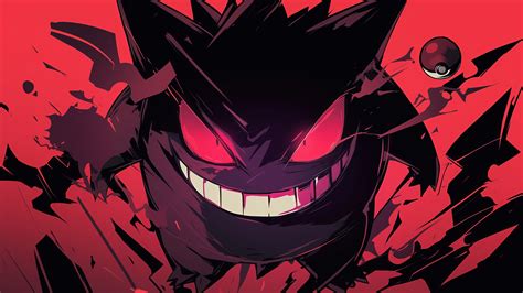 Gengar Pokemon 4K #1092a Wallpaper 4K PC