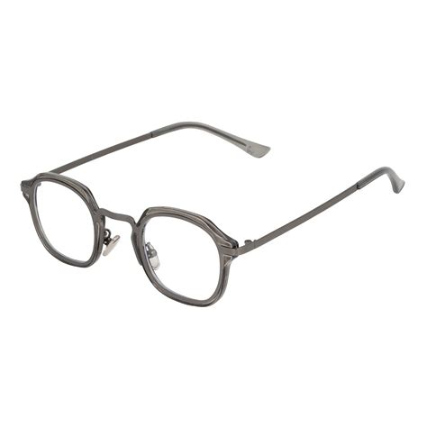 Buy The Tinted Story | Full Rim Grey Eyeglasses | Stylish and 100% UV ...