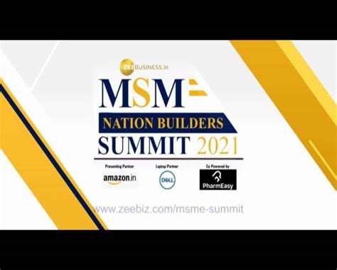 MSME National Builders Summit 2021: CMD, Jaipur Rugs, NK Chaudhary ...