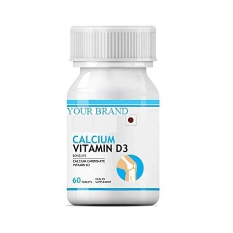 Calcium And Vitamin D3 Tablets IP Optimal Bone Health at an Affordable ...