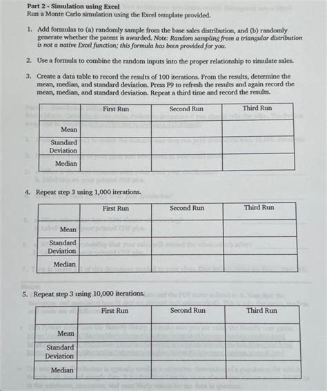 Image result for Monte Carlo Simulation Excel