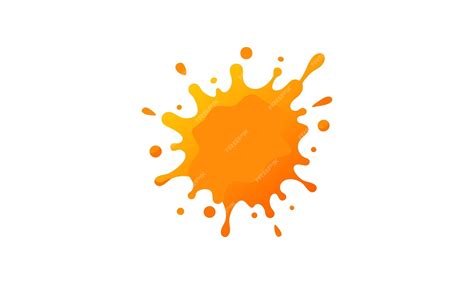 Image result for Orange Splash Vector