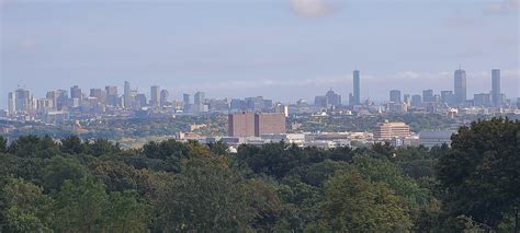 View of our port city from Robbins Farm Park in Arlington : r/boston