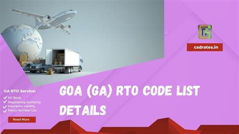 Image result for Goa RTO Code
