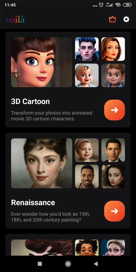 Voilà AI Artist trasforma i selfie in personaggi iconici