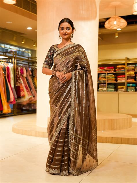 Elevate your elegance with Malhotra's Signature Collection Saree ...