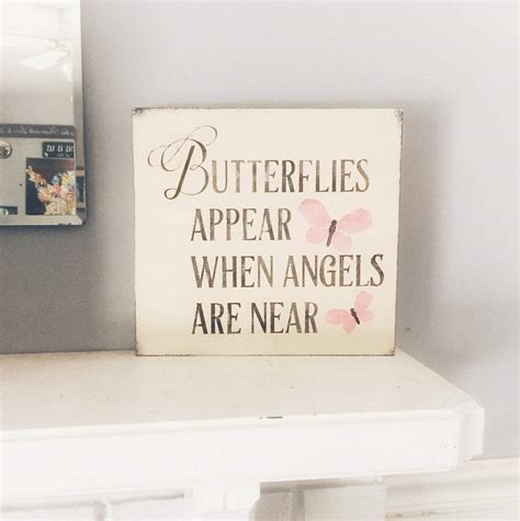 yyone Retro Butterflies Appear When Angels are Near, Home Door ...