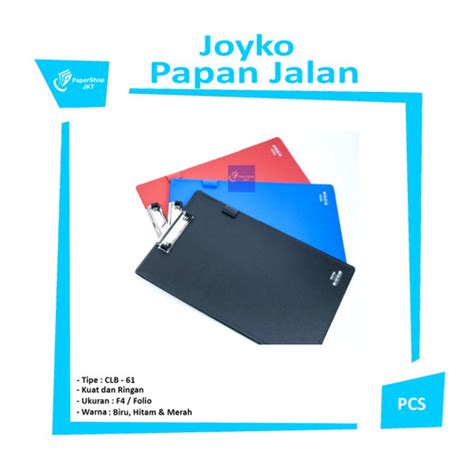 Jual Papan Jalan / Clip Board / Clipboard Alas Tulis Joyko CLB-61 ...