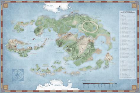 Looking for input on map I created of the Avatar World | Fandom