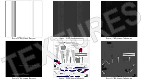 3D Boeing 717-200 Delta Airlines Livery | 3D Molier International