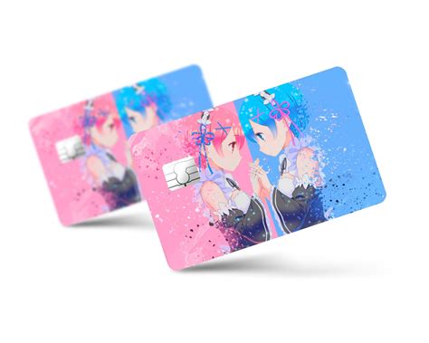Rem & Ram Credit Card Credit Card Skin – Anime Town Creations