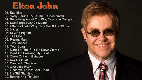 Best Songs Of Elton John - Elton John Greatest Hits Playlist | Elton ...