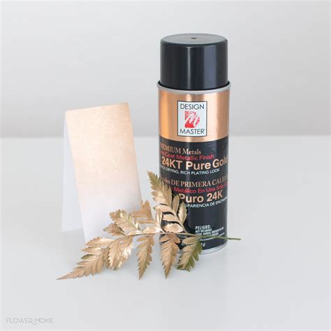 24k Gold Metallic Design Master Floral Spray Paint | Flower Moxie Supply