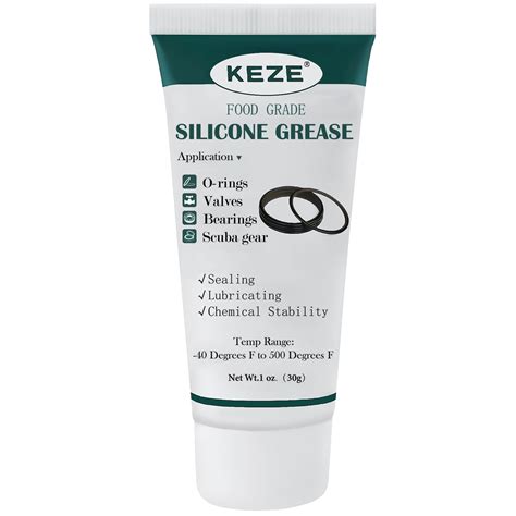 KEZE Waterproof Food Grade Silicone Lubricant Plumbers Grease for Valve ...