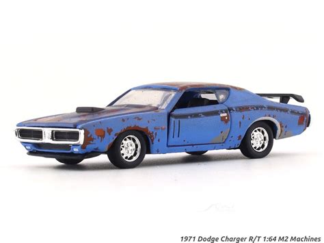1971 Dodge Charger R/T Rust 1:64 M2 Machines diecast scale model colle ...