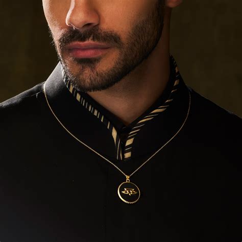 Chevron Pendant with chain for Men