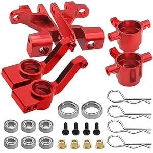 Buy Vgoohobby Metal C-Hubs Caster Blocks, Steering Blocks & Rear Stub ...