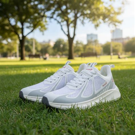 Buy Leap7x White Sports Lacing Running Shoes For Men RUNIER-1E By Liberty