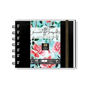 Zen Sangam Premium A6 Spiral Gouache Journal - Landscape - 300 GSM ...
