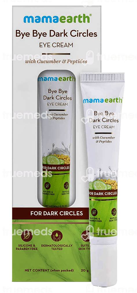 Mamaearth Bye Bye Dark Circles Eye Cream For Dark Circles 20 Ml - Uses ...