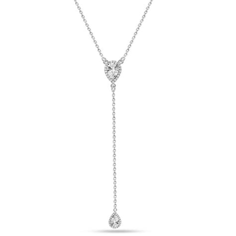 Buy LeCalla Lariat Drop Simple Y Necklace | TrueSilver