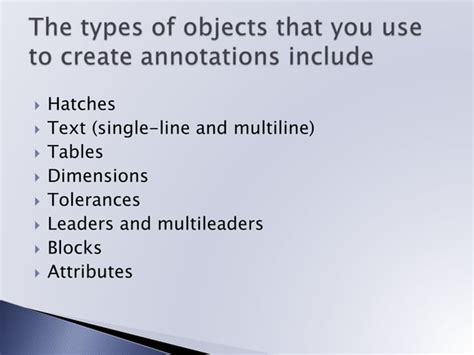 Show Annotation Objects AutoCAD 的图像结果