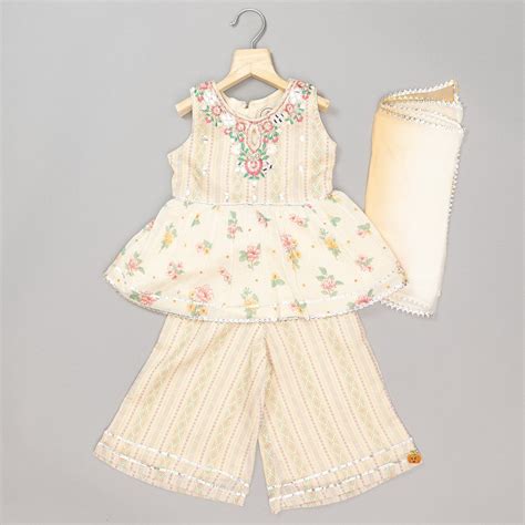 Buy Fawn Palazzo Suit for Girls – Mumkins