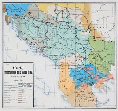 Balkan ethnic maps - Original Map 14b