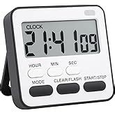 Buy Chillyfit Blue Stopwatch Timer for Study Kitchen Large LCD Screen ...