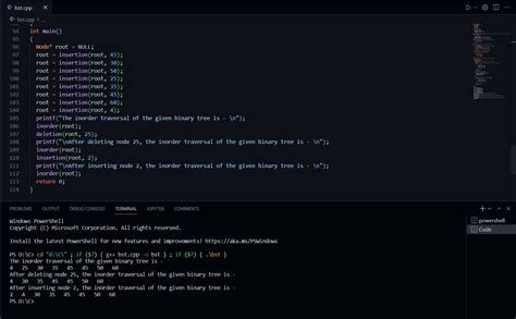 Binary Search Tree Create 的图像结果