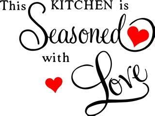 Buy DELL' AMORE (70 cm x 50 cm, Black) 'Kitchen Seasoned with Love ...