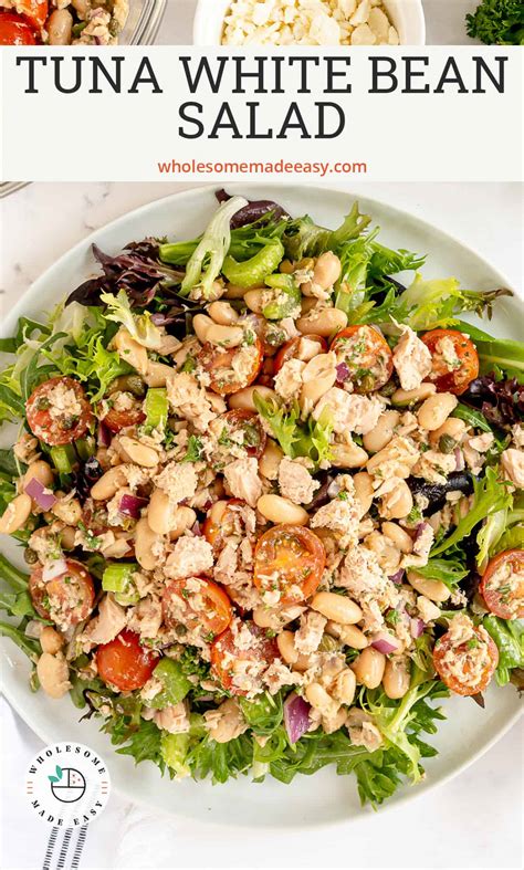 Tuna White Bean Salad - Wholesome Made Easy