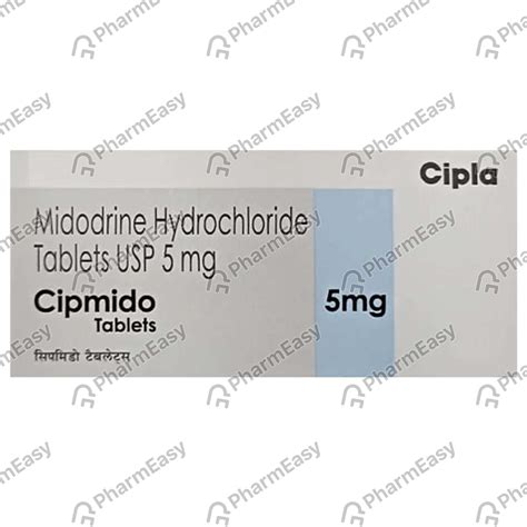 Buy Cipmido 5 MG Tablet (10) Online at Flat 15% OFF | PharmEasy