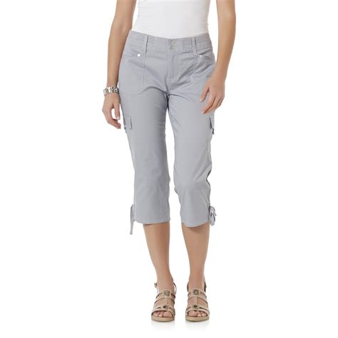 Gloria Vanderbilt Petite's Sophia Cargo Capri Pants - Sears
