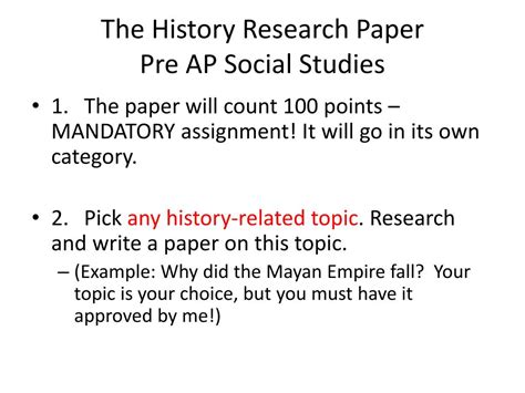 Image result for AP Research Topic Examples